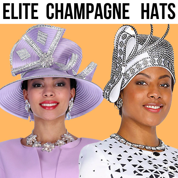 Elite Champagne  Church Hats