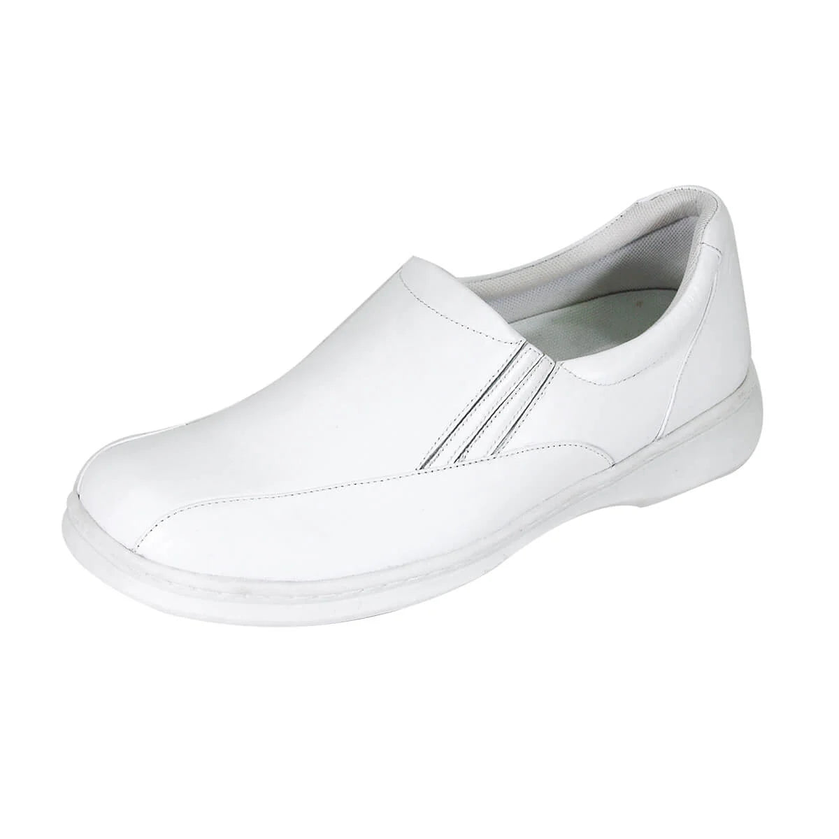 Women Usher Shoes-BDF-1021 White - Church Suits For Less