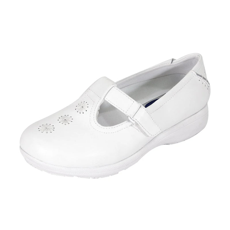 Women Usher Shoes-1038 White - Church Suits For Less