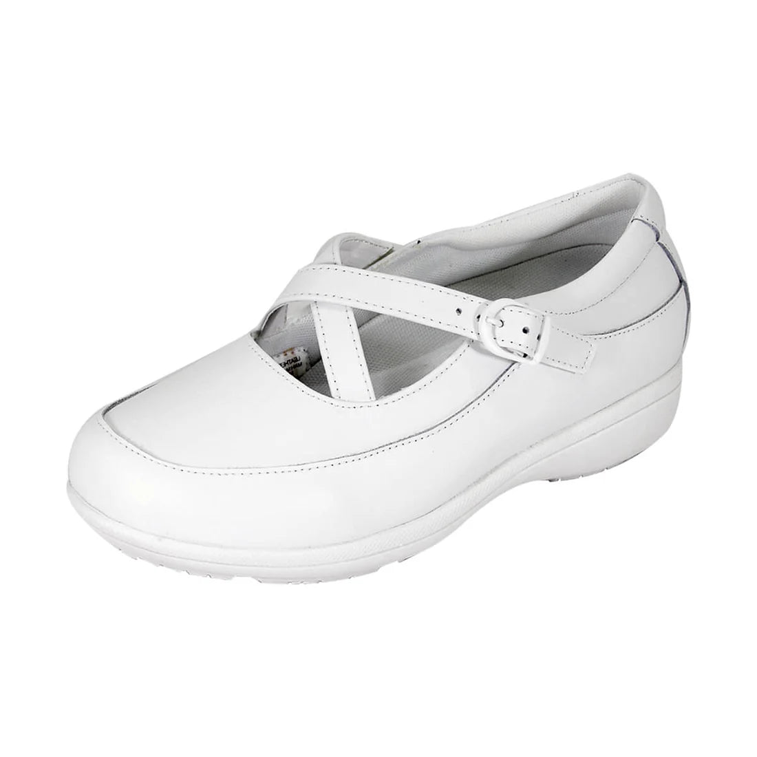 Women Usher Shoes-1039 White - Church Suits For Less