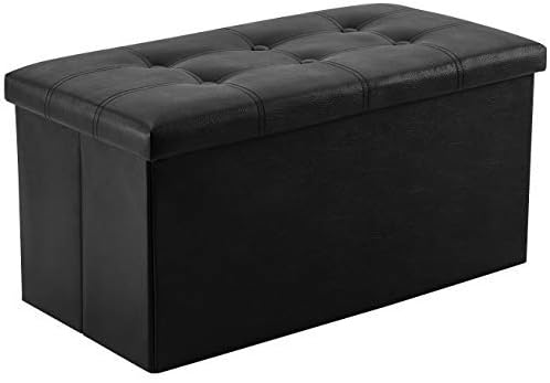 30 inches Folding Storage Ottoman - Church Suits For Less