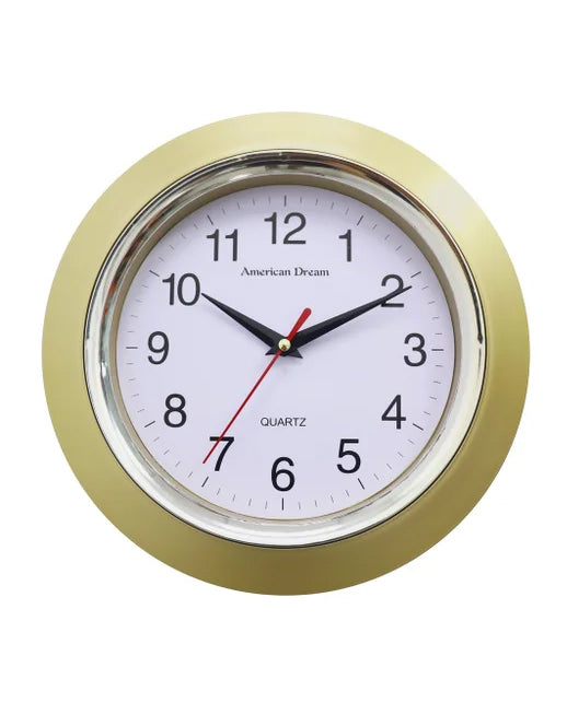 10" No-Ticking Wall Clock, Assorted Colors - Church Suits For Less