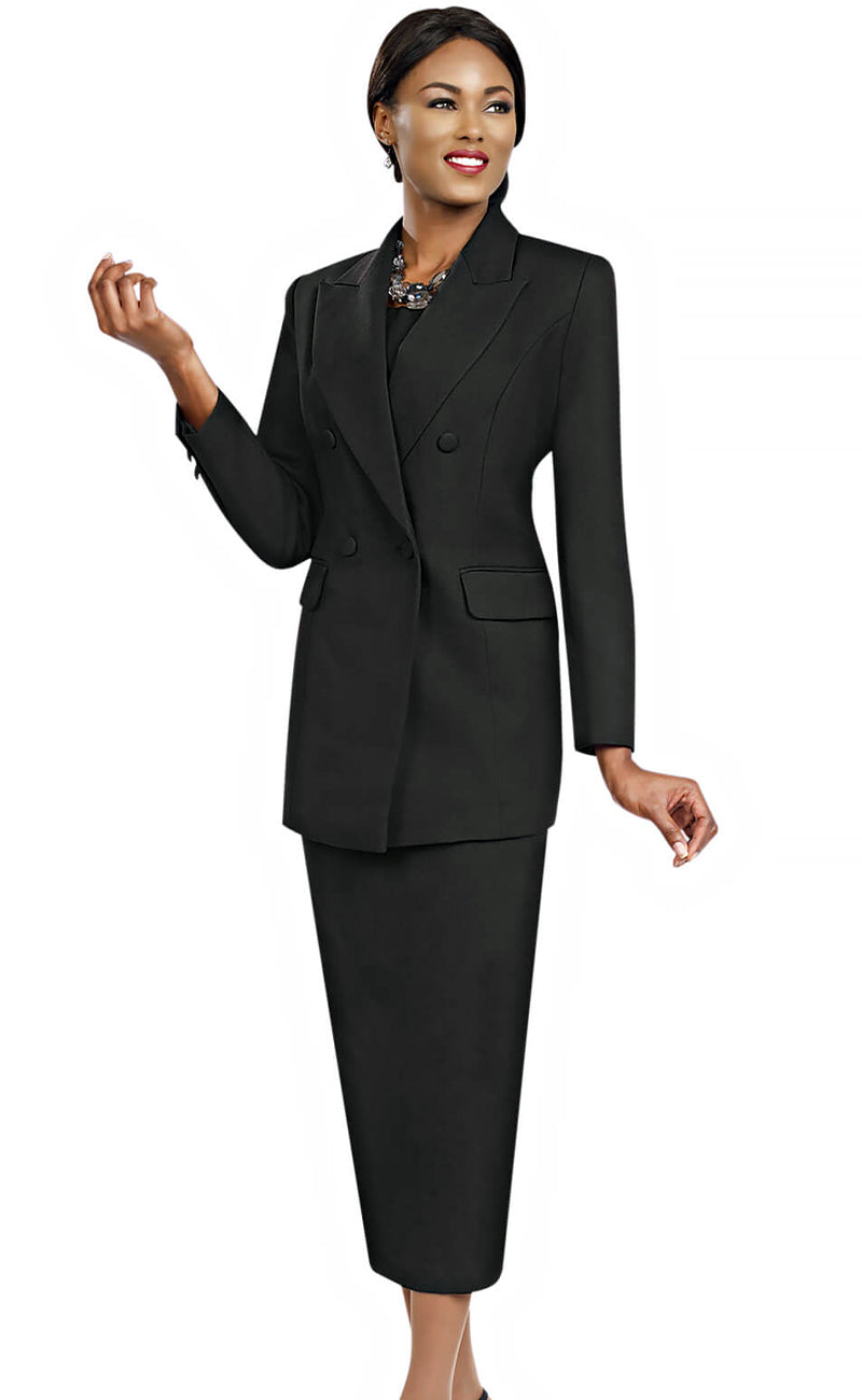 Ben Marc Usher Suit 2298-Black - Church Suits For Less