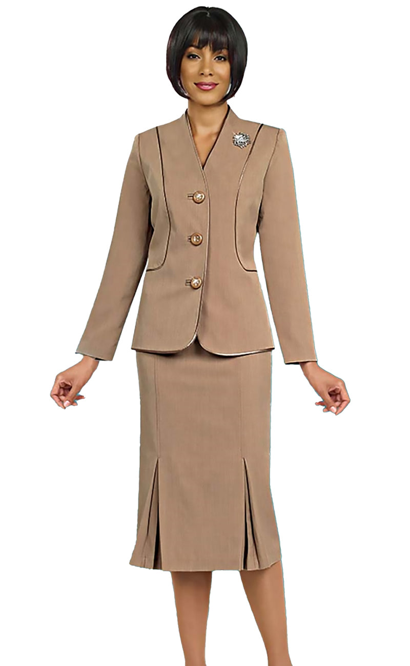 Ben Marc Usher Suit 78098-Taupe - Church Suits For Less