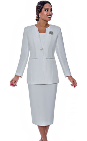 Ben Marc Usher Suit 78099-White | Church suits for less