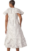 Chancele Church Dress 9725-White - Church Suits For Less