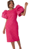 Chancele Church Dress 9727-Fuchsia - Church Suits For Less