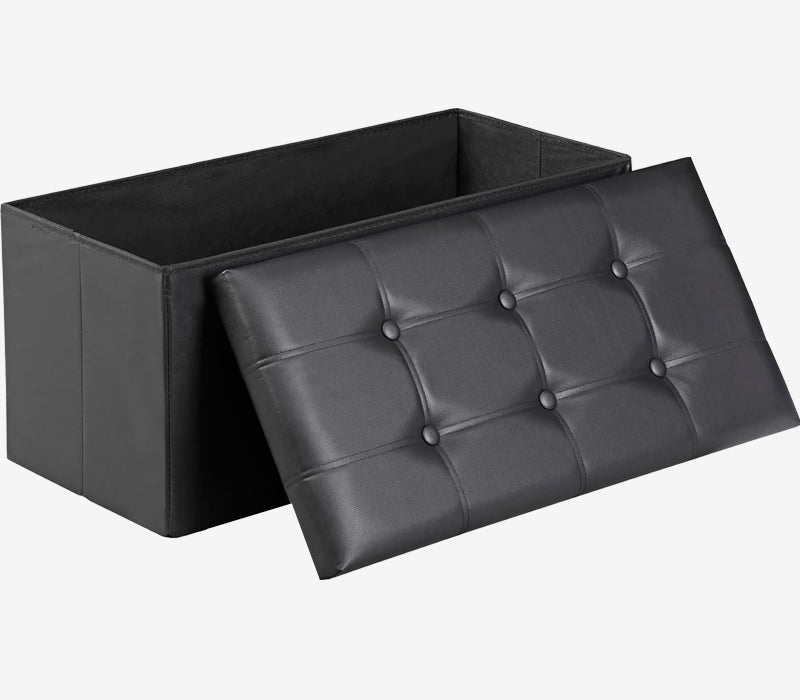 30 inches Folding Storage Ottoman - Church Suits For Less