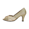 Women Church Shoes DP763C-Gold - Church Suits For Less