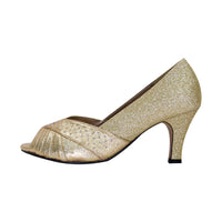 Women Church Shoes DP763C-Gold - Church Suits For Less