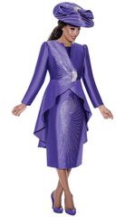 GMI Church Suit 10212-Purple - Church Suits For Less