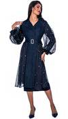 Devine Sport Denim Dress 63982-Blue - Church Suits For Less