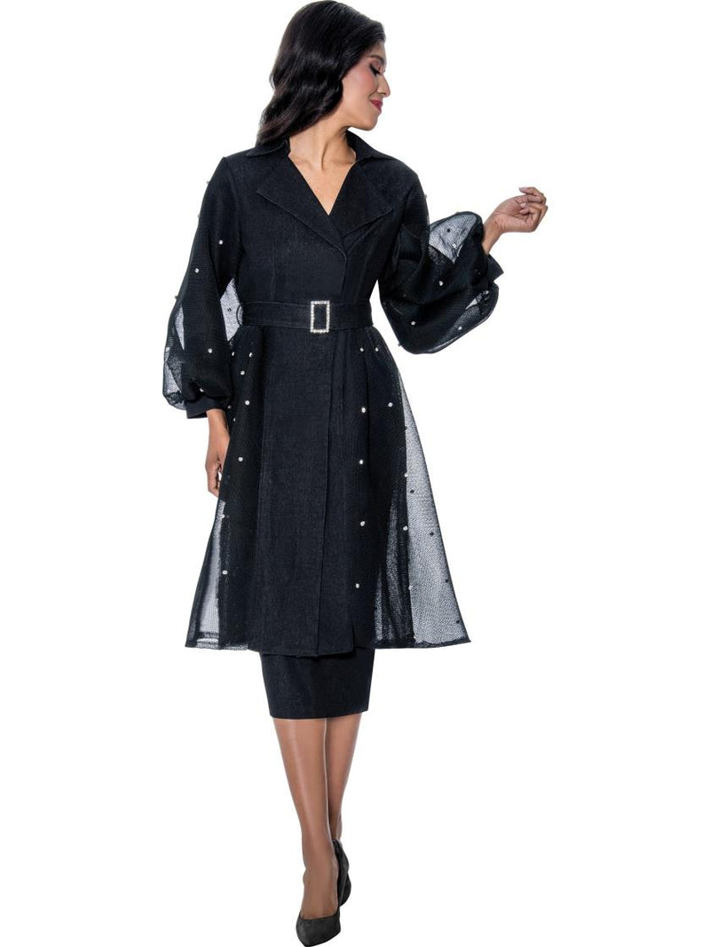 Devine Sport Denim Dress 63982-Black - Church Suits For Less