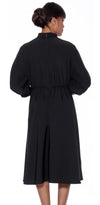 Divine Clergy Dress RR9151C-Black - Church Suits For Less