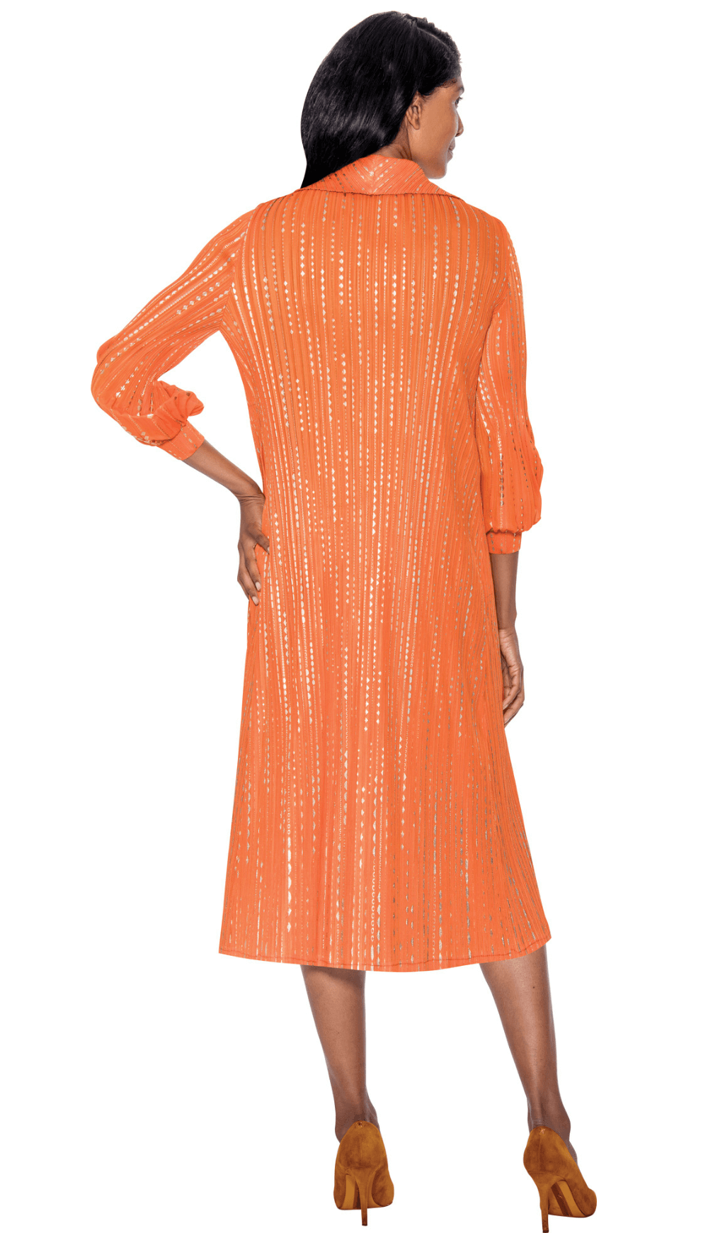 Divine Casual 1672-Orange - Church Suits For Less