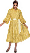 Dorinda Clark Cole Suit 5261-Yellow - Church Suits For Less