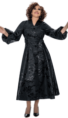 Dorinda Clark Cole Dress 309031-Black - Church Suits For Less