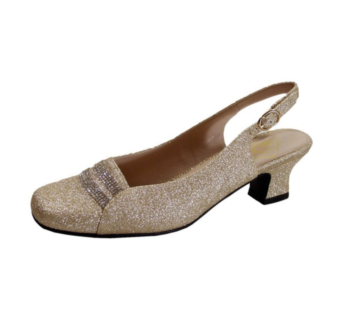 Women Church Shoes-BDF 908C Champagne - Church Suits For Less