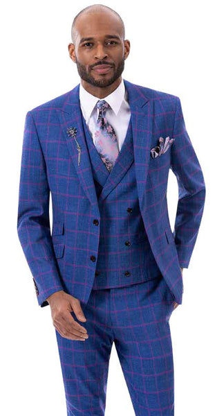 EJ Samuel Modern Fit Suit M2784 | Church suits for less