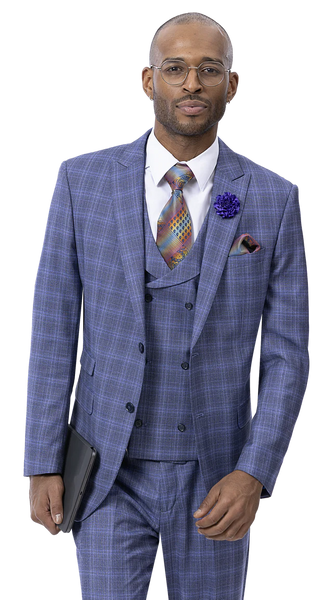 EJ Samuel Modern Fit Suit M2777 | Church suits for less