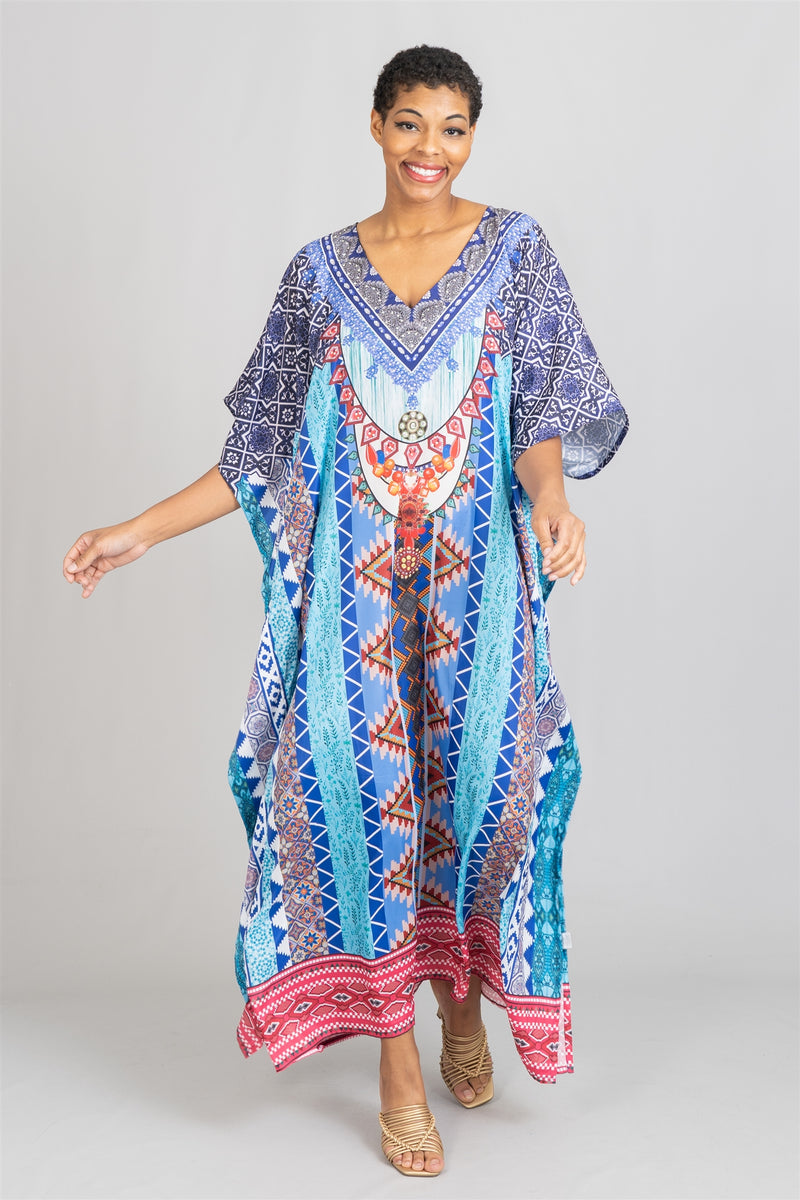 Women Kaftan Dress KAF111 - Church Suits For Less