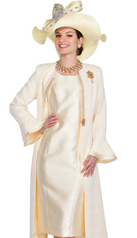 Elite Champagne Dress Suit 6052 - Church Suits For Less