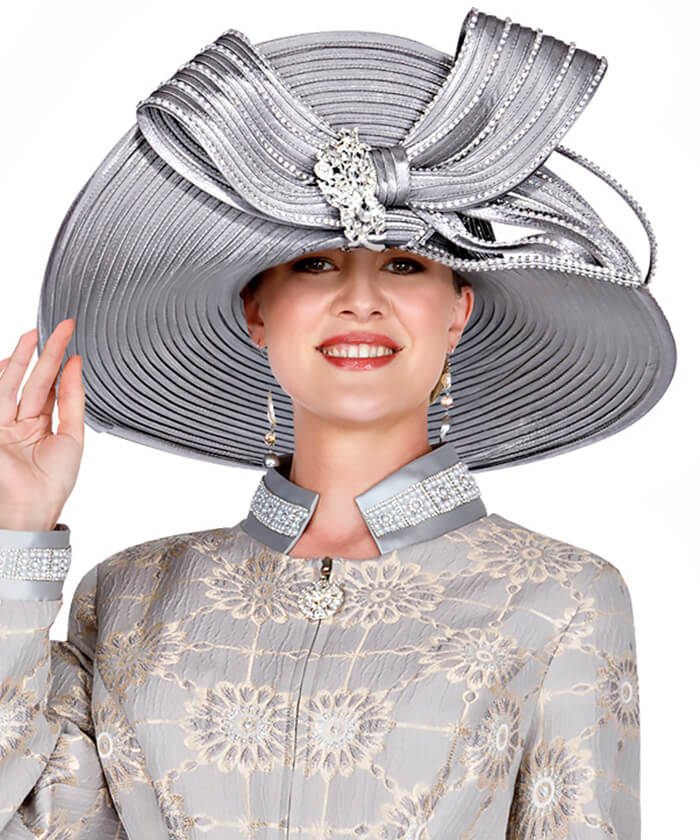 Elite Champagne Church Hat 5978 - Church Suits For Less