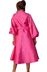 For Her Dress 82341C-Fuchsia - Church Suits For Less