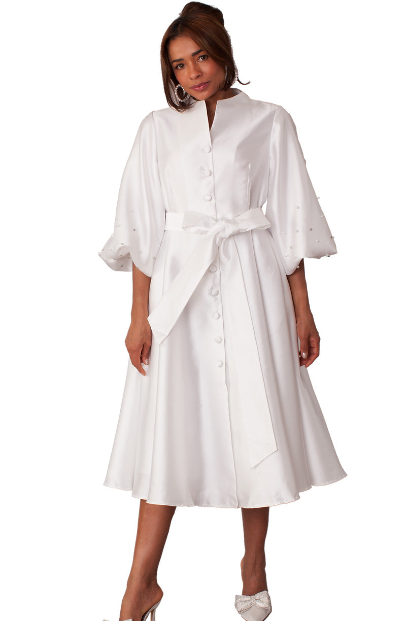 For Her Dress 82341-White - Church Suits For Less