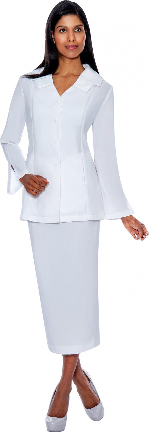 GMI Usher Suit 12777-White - Church Suits For Less