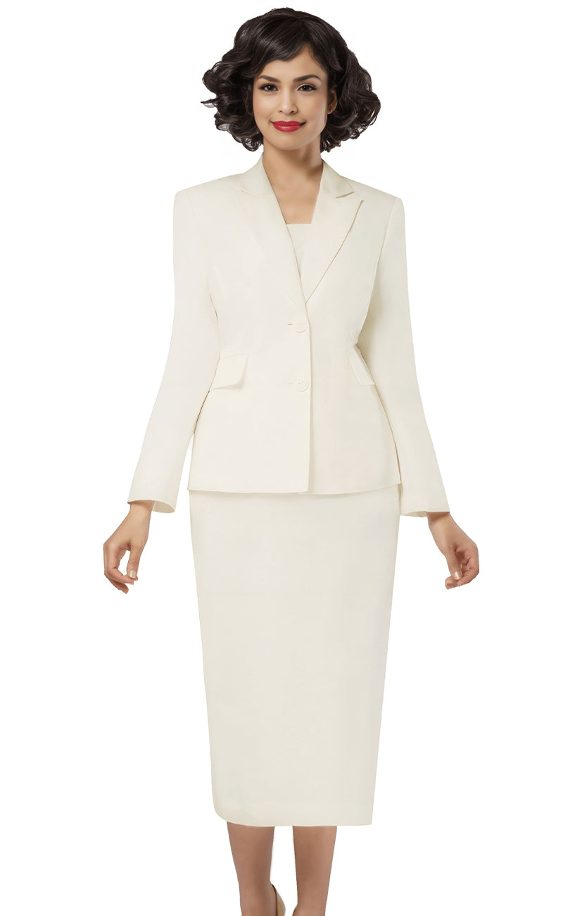 Giovanna Usher Suit S0710-Off-White - Church Suits For Less