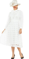 Giovanna Dress DP2403-Off-White - Church Suits For Less