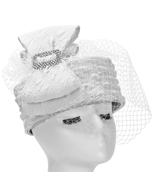 Giovanna Hat H0948-White | Church suits for less