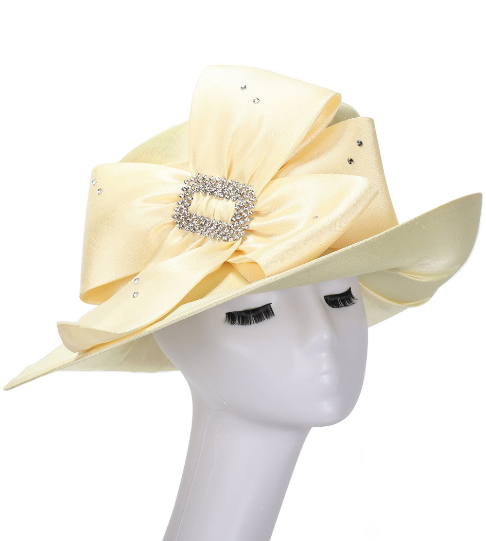 Giovanna Church Hat HG1103-Banana - Church Suits For Less