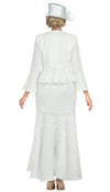 Giovanna Suit 0943B-White - Church Suits For Less