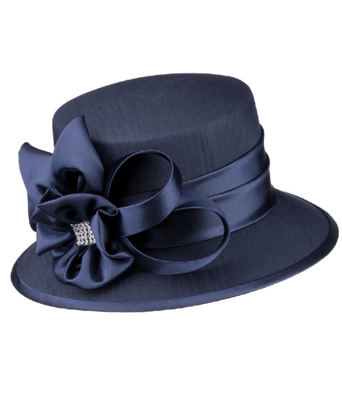 Giovanna Church Hat HR944-Navy - Church Suits For Less