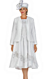 Giovanna Dress D1593-White - Church Suits For Less