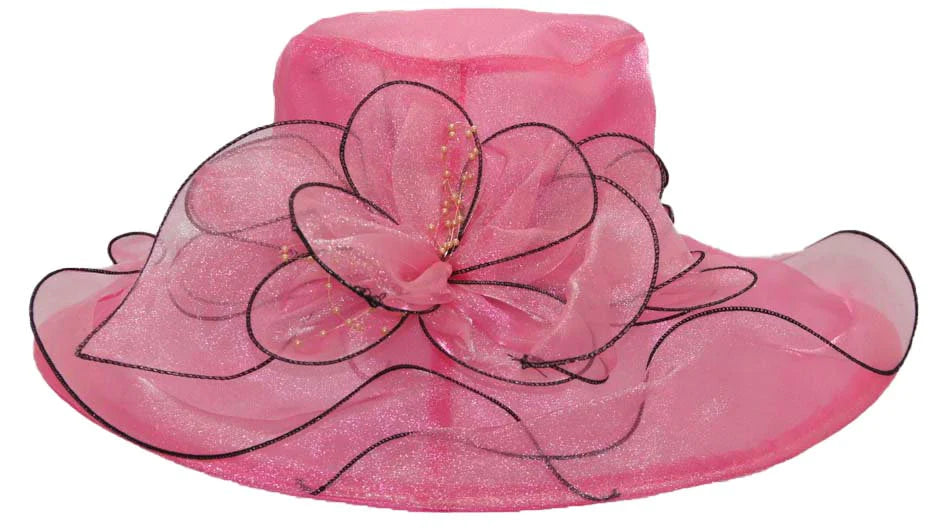 Women Church Hat BDF-9217C Pink - Church Suits For Less