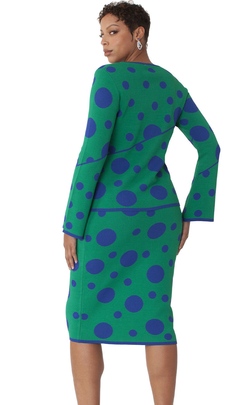 Kayla Knit Suit 5343 - Church Suits For Less