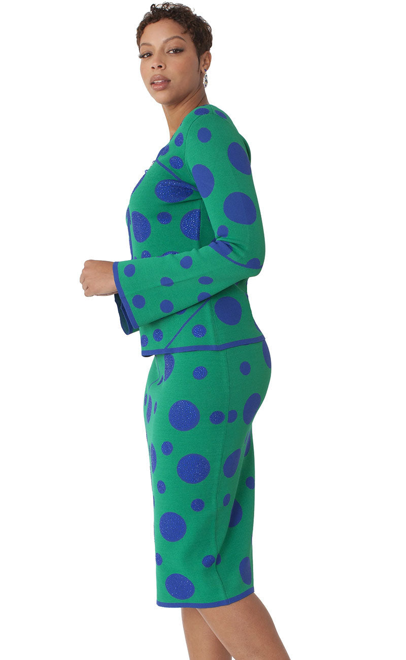 Kayla Knit Suit 5343 - Church Suits For Less