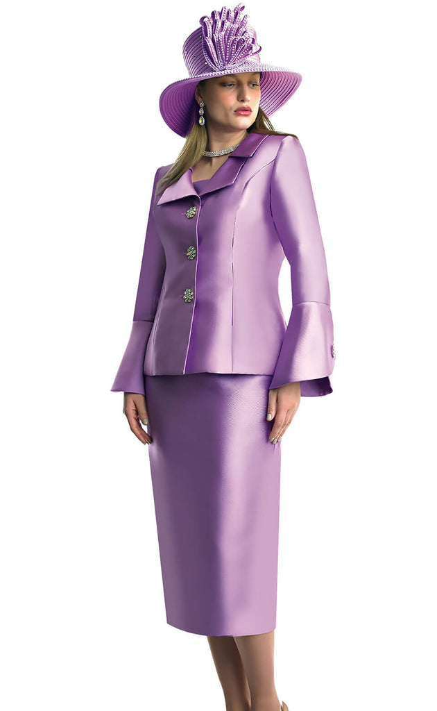 Lily And Taylor Suit 4107-Lilac | Church suits for less