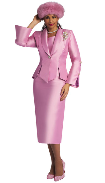 Lily And Taylor Suit 4343-Rose | Church suits for less