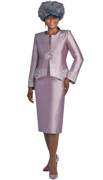 Lily And Taylor Suit 4498-Blush | Church suits for less