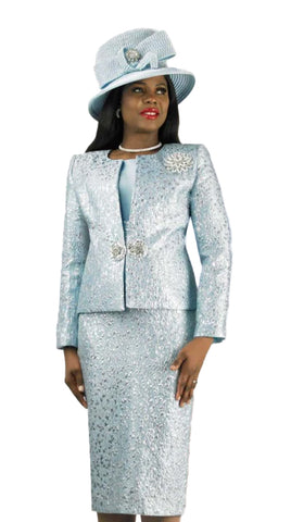 Lily And Taylor Suit 4863-Ice Blue - Church Suits For Less