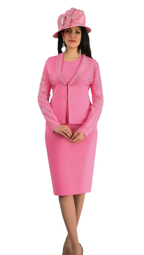 Lily And Taylor Suit 622-Pink - Church Suits For Less