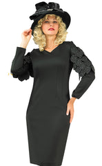 Lily And Taylor Dress 4901-Black - Church Suits For Less