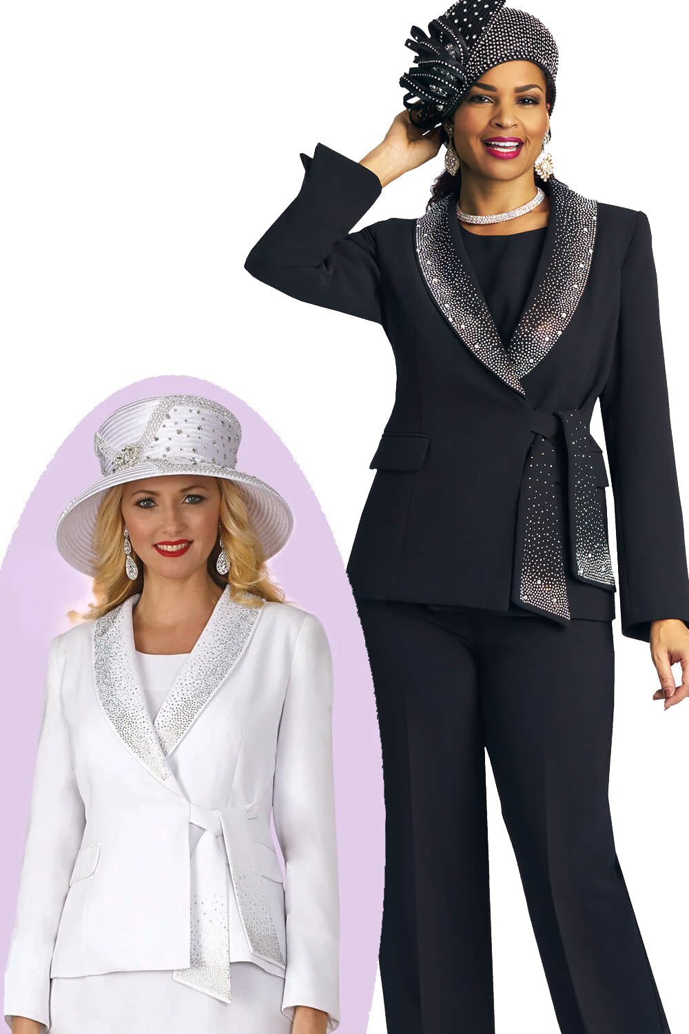 Lily And Taylor Pant Suit 4373 | Church suits for less