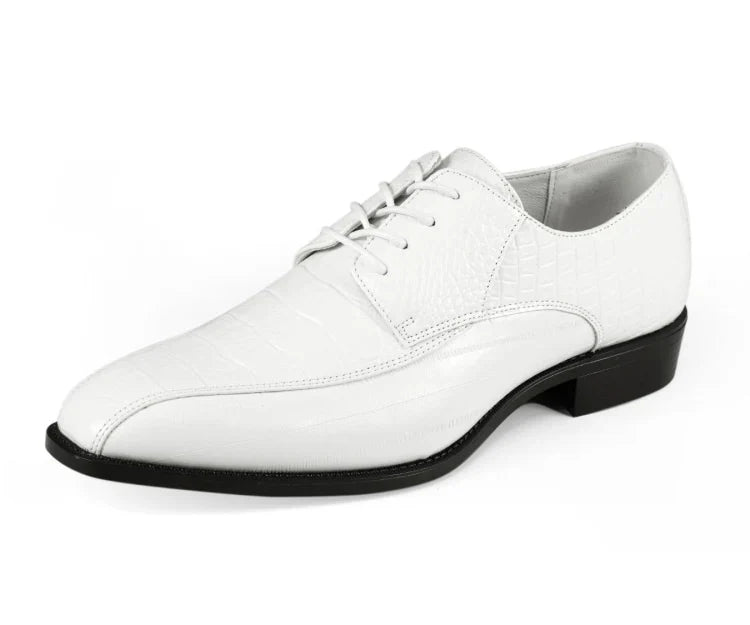 Men Dress Shoes Harvey White - Church Suits For Less