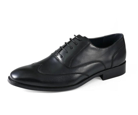 Men's Dress Shoe Everett Black - Church Suits For Less