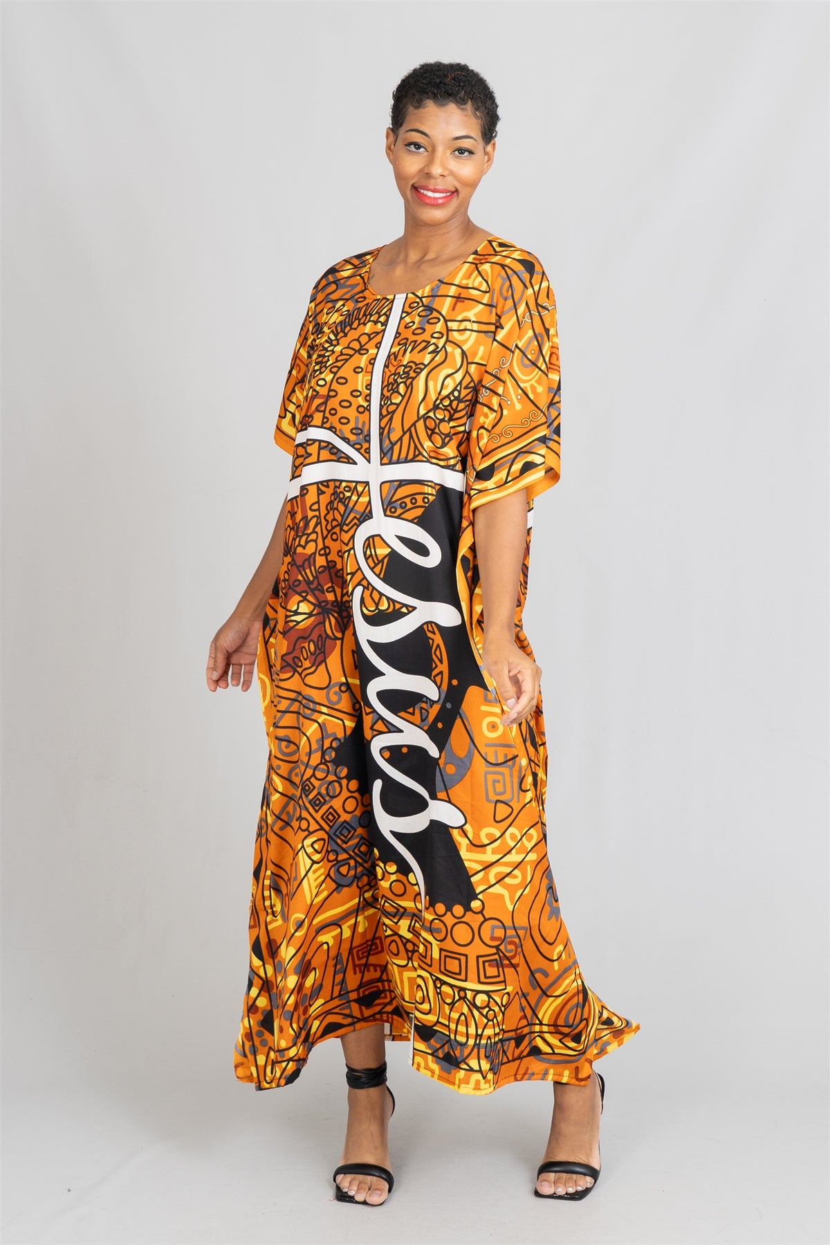 Women Kaftan Dress PNA1453C - Church Suits For Less